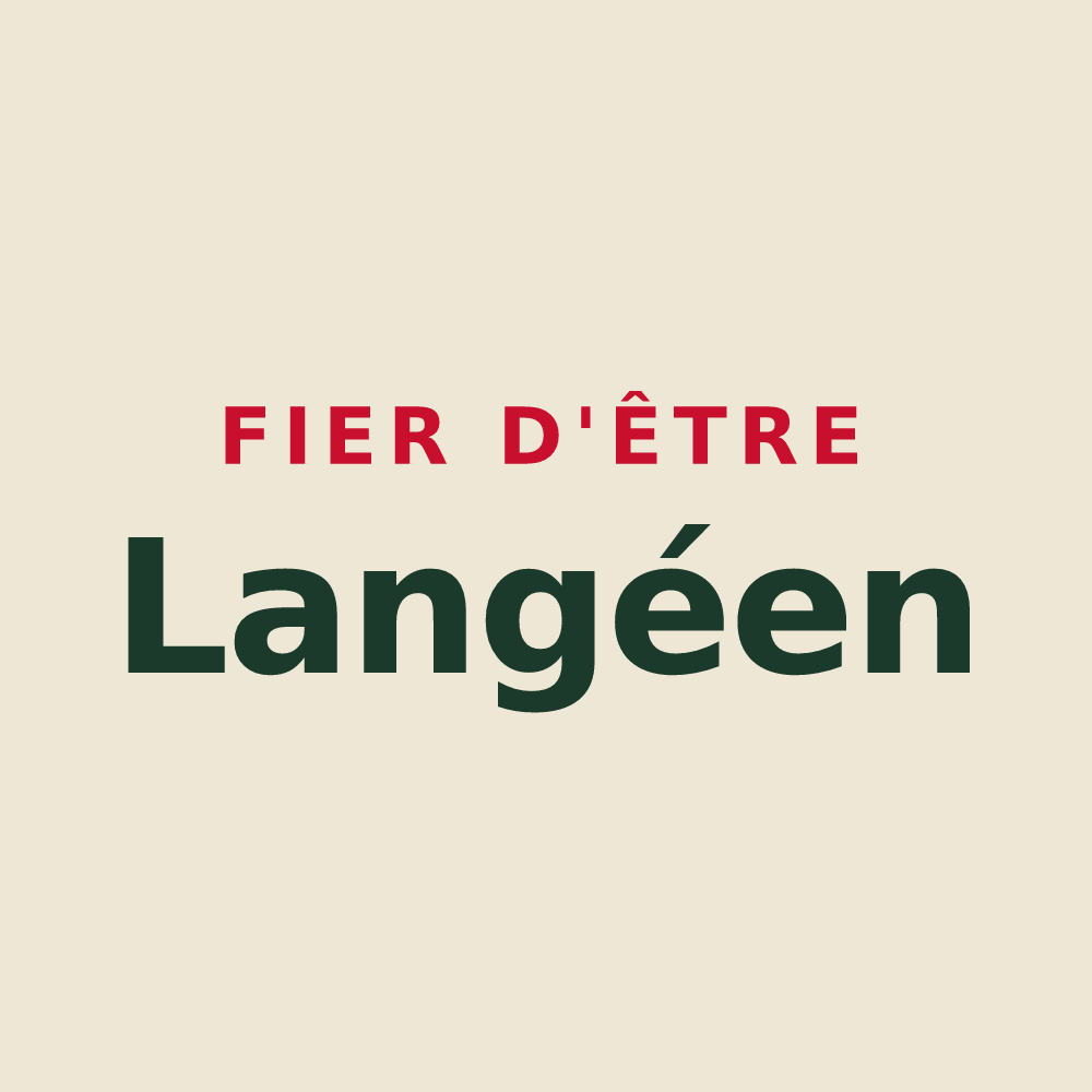 Tote bag « Fier d'être Langéen » — design pour Langé