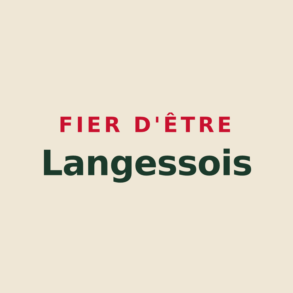 Tote bag « Fier d'être Langessois » — design pour Langesse