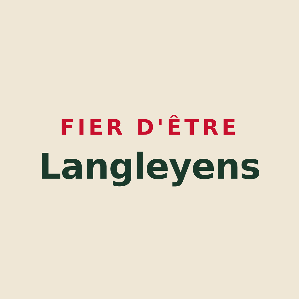 Tote bag « Fier d'être Langleyens » — design pour Langley