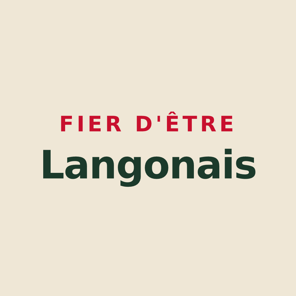 Tote bag « Fier d'être Langonais » — design pour Langogne
