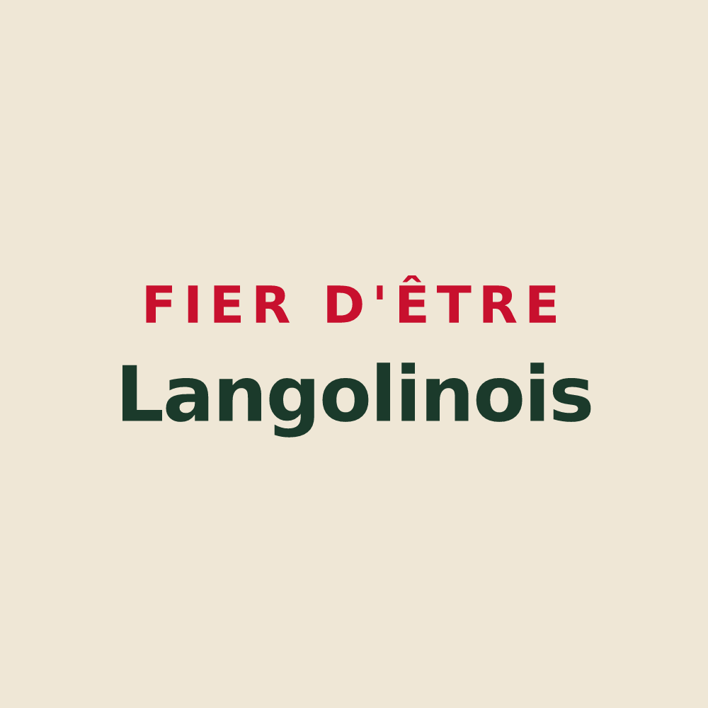 Tote bag « Fier d'être Langolinois » — design pour Langolen