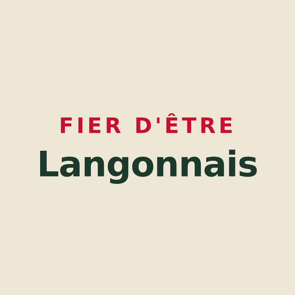 Tote bag « Fier d'être Langonnais » — design pour Langon