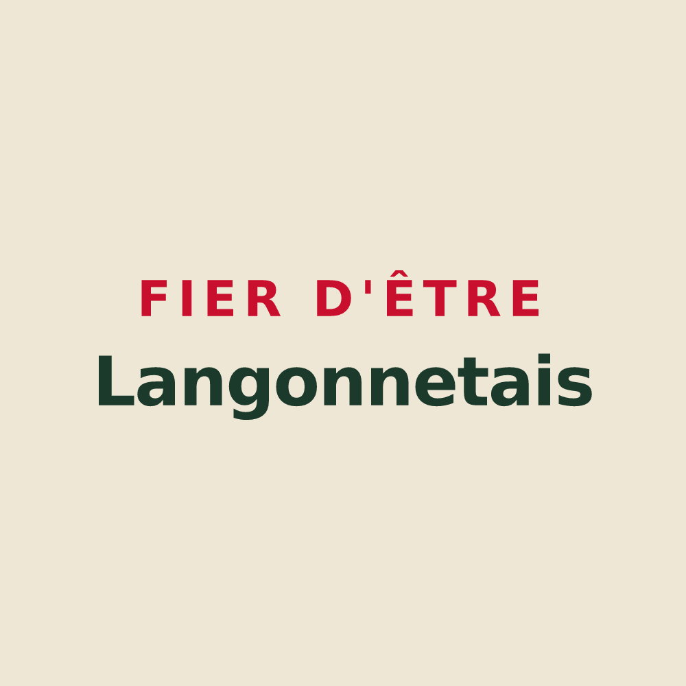 Tote bag « Fier d'être Langonnetais » — design pour Langonnet