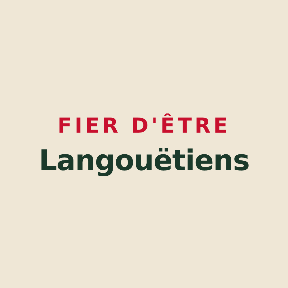 Tote bag « Fier d'être Langouëtiens » — design pour Langouet