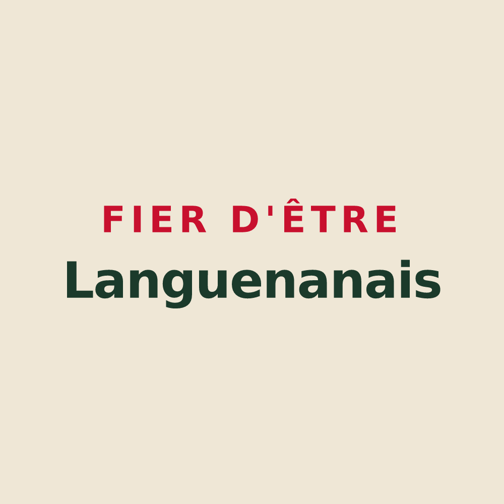 Tote bag « Fier d'être Languenanais » — design pour Languenan