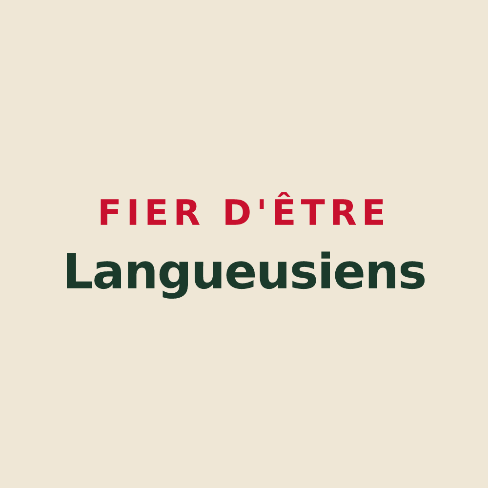 Tote bag « Fier d'être Langueusiens » — design pour Langueux