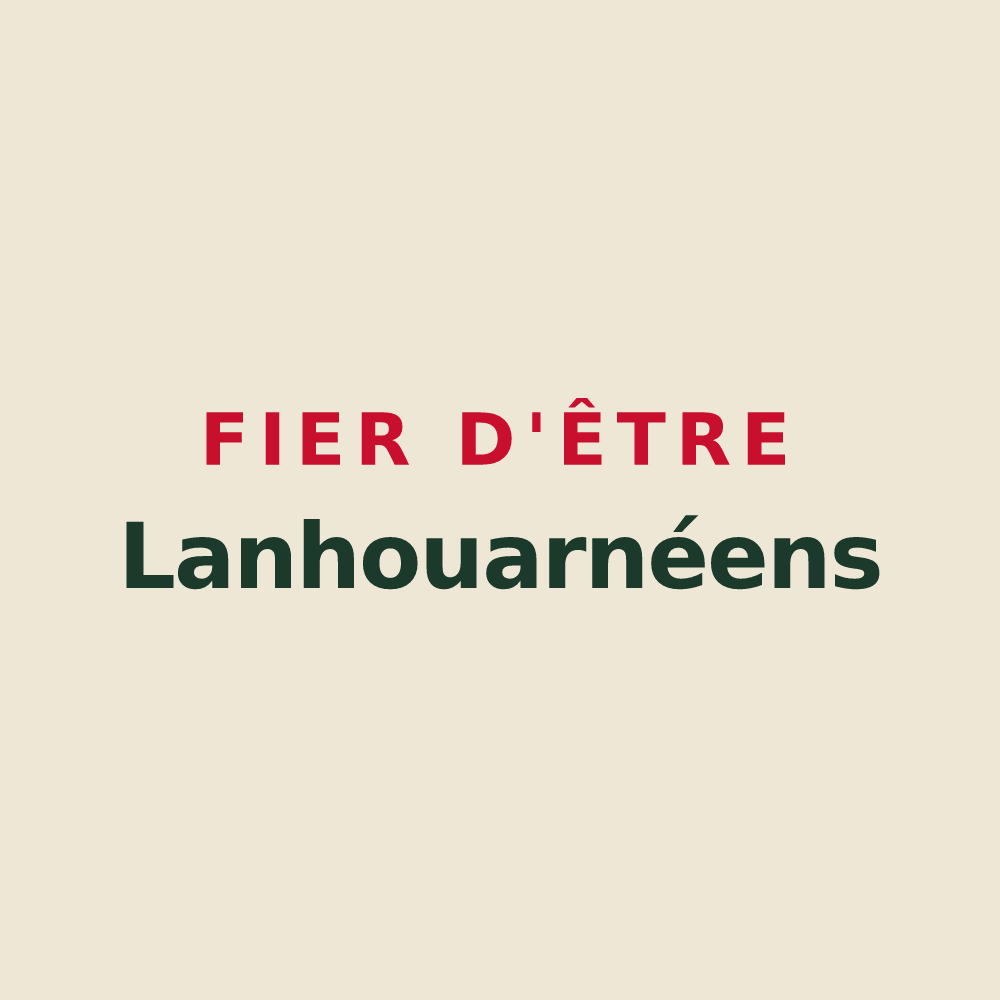 Tote bag « Fier d'être Lanhouarnéens » — design pour Lanhouarneau