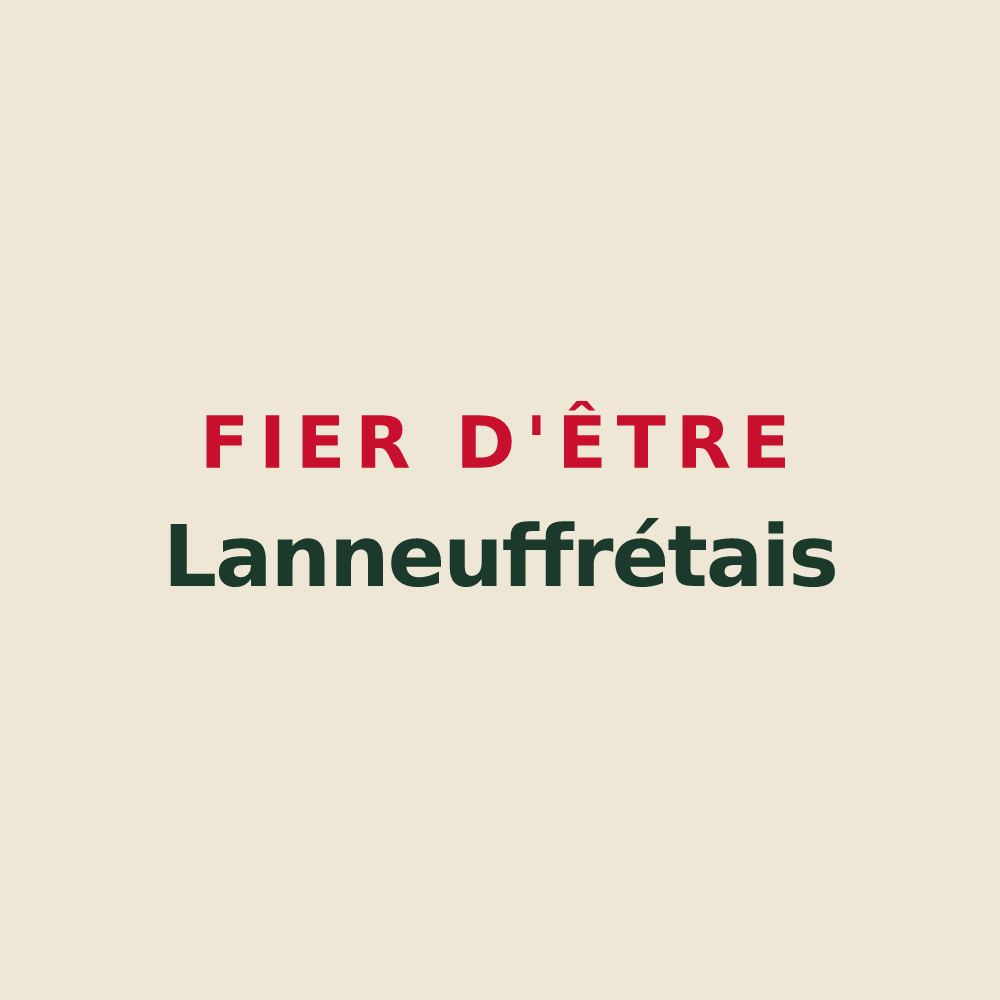 Tote bag « Fier d'être Lanneuffrétais » — design pour Lanneuffret