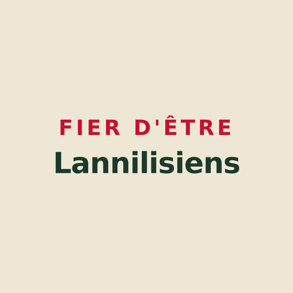 Tote bag « Fier d'être Lannilisiens » — design pour Lannilis