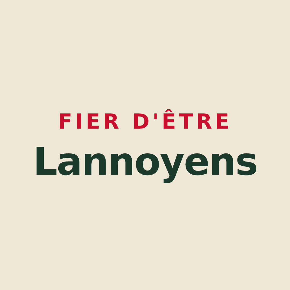 Tote bag « Fier d'être Lannoyens » — design pour Lannoy