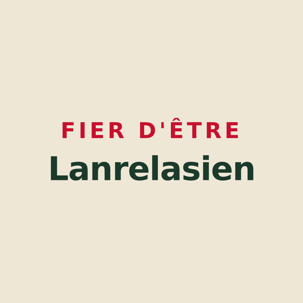 Tote bag « Fier d'être Lanrelasien » — design pour Lanrelas