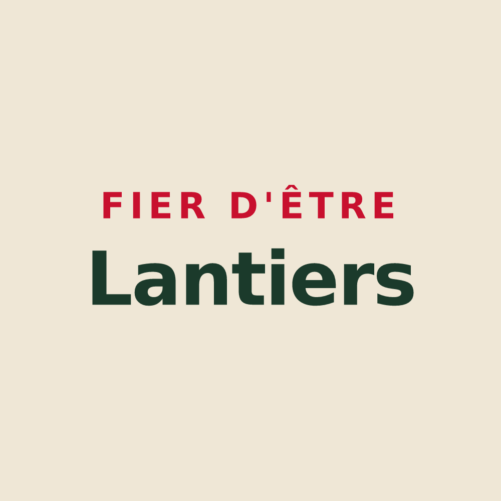 Tote bag « Fier d'être Lantiers » — design pour Lans-en-Vercors