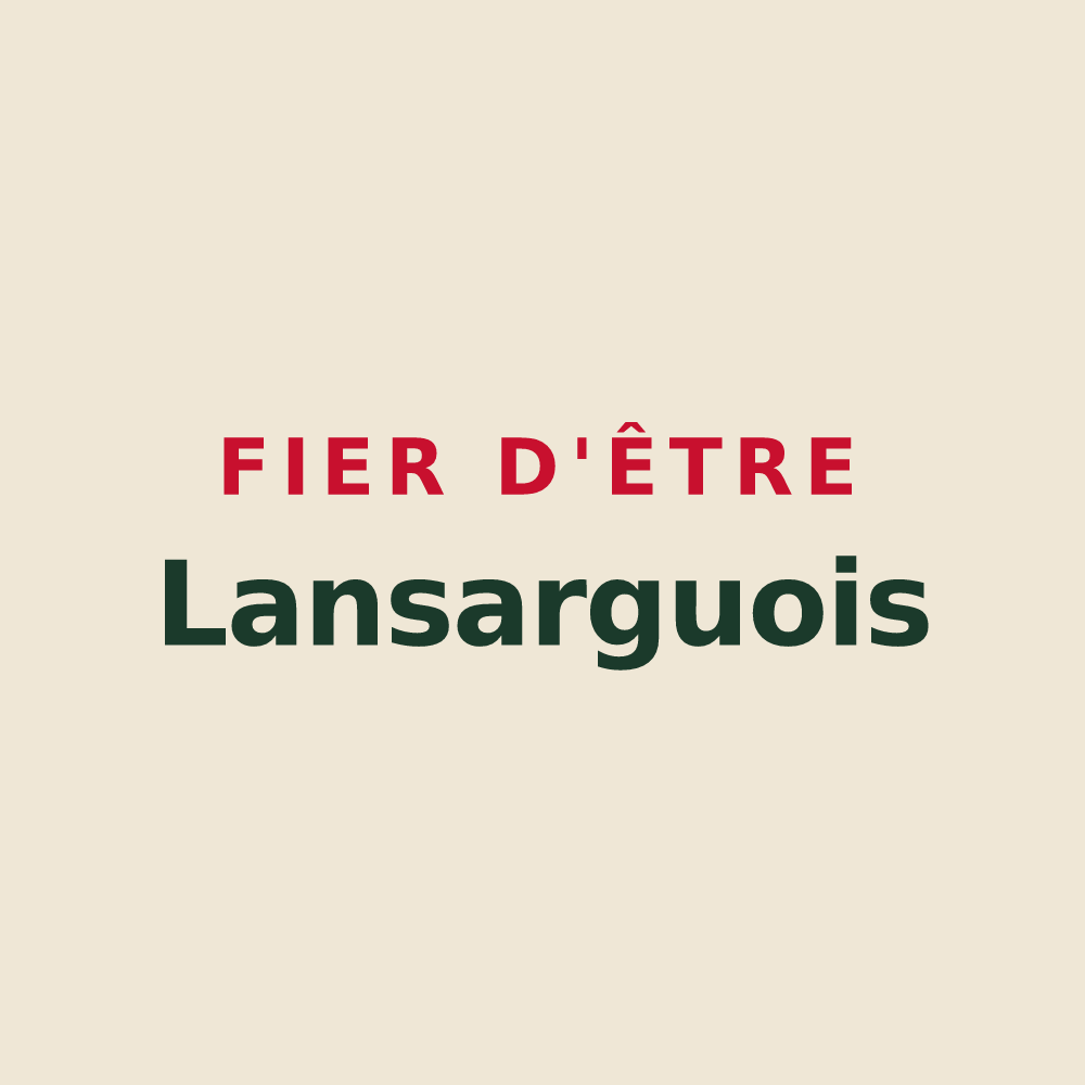 Tote bag « Fier d'être Lansarguois » — design pour Lansargues