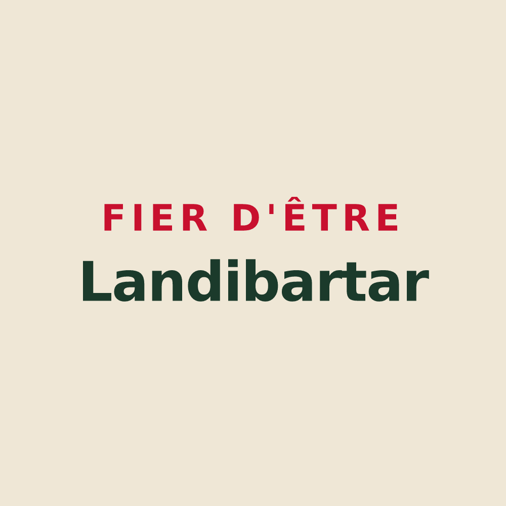 Tote bag « Fier d'être Landibartar » — design pour Lantabat