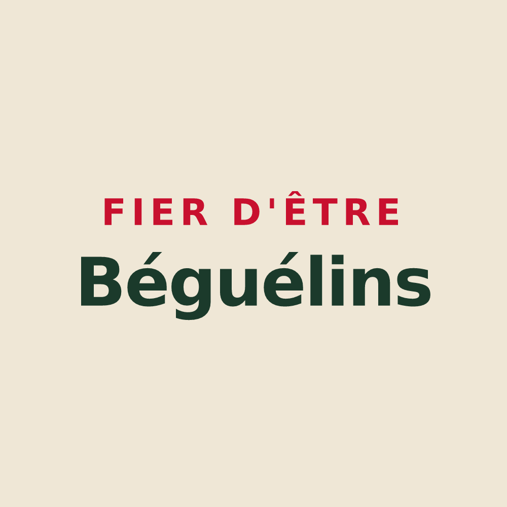 Tote bag « Fier d'être Béguélins » — design pour Lantenay