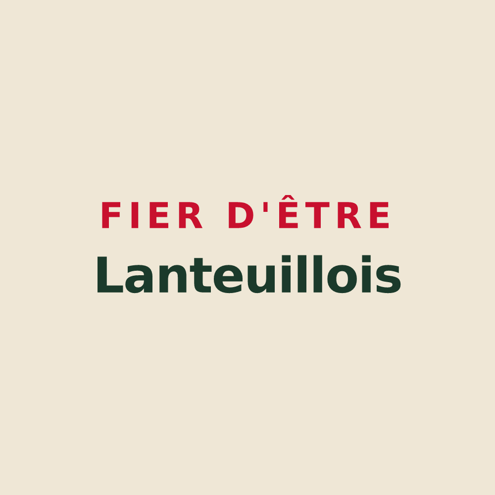 Tote bag « Fier d'être Lanteuillois » — design pour Lanteuil