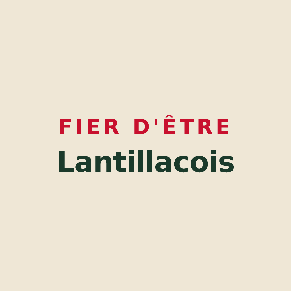 Tote bag « Fier d'être Lantillacois » — design pour Lantillac
