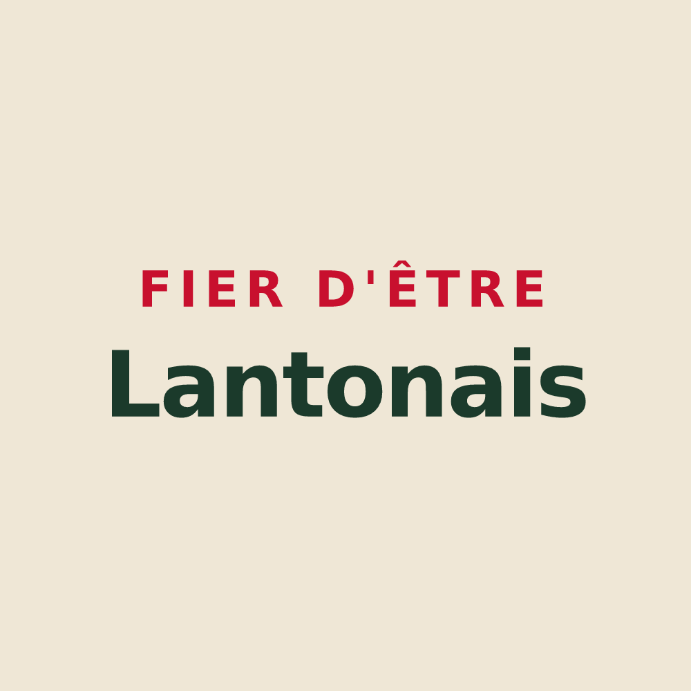 Tote bag « Fier d'être Lantonais » — design pour Lanton