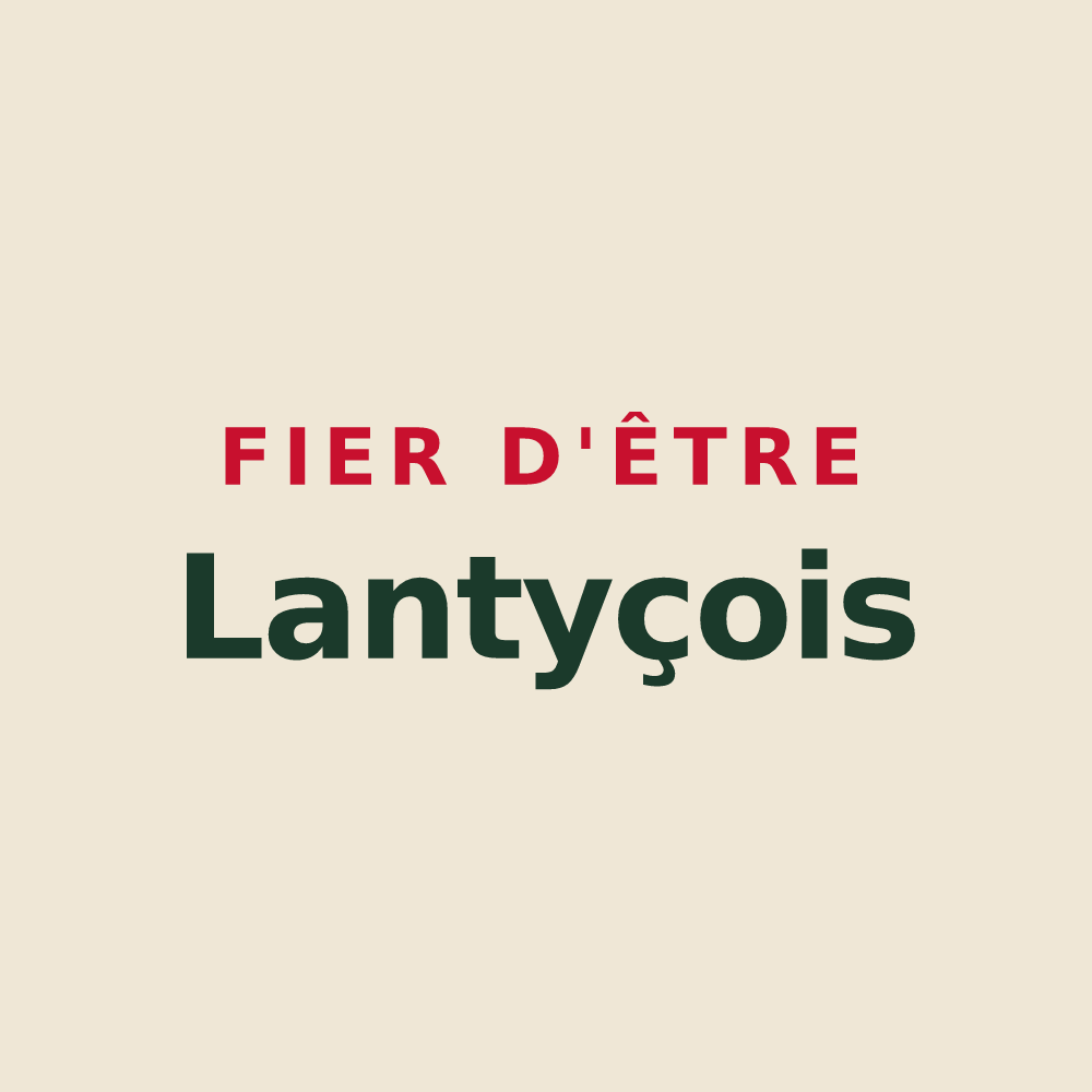 Tote bag « Fier d'être Lantyçois » — design pour Lanty