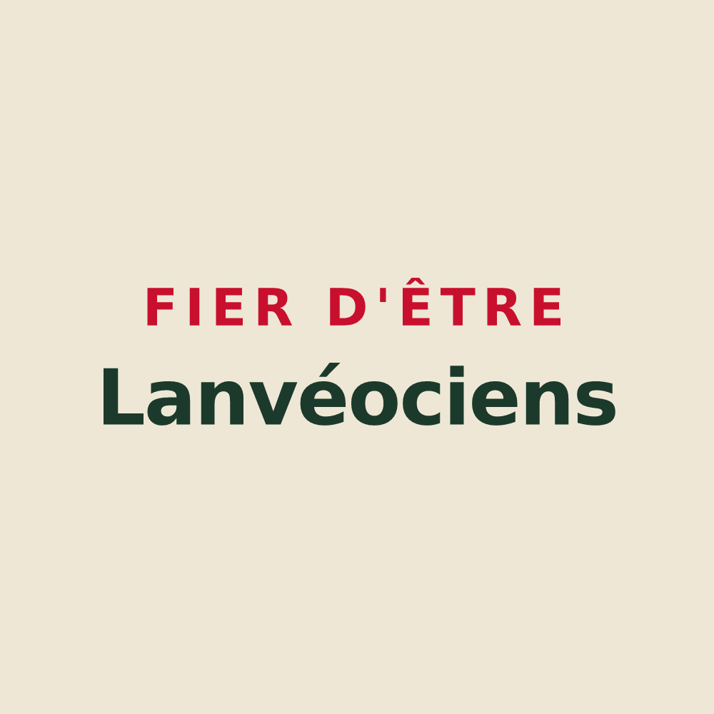 Tote bag « Fier d'être Lanvéociens » — design pour Lanvéoc