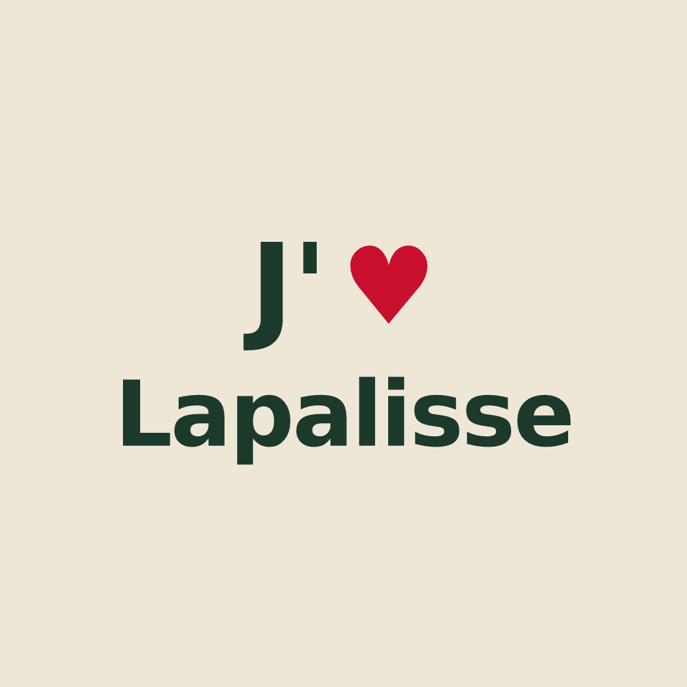 Tote bag personnalisé Lapalisse — design J'aime Lapalisse