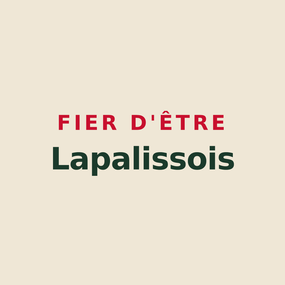 Tote bag « Fier d'être Lapalissois » — design pour Lapalisse