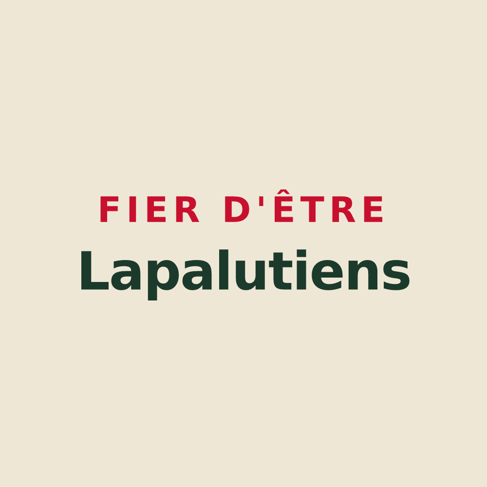 Tote bag « Fier d'être Lapalutiens » — design pour Lapalud
