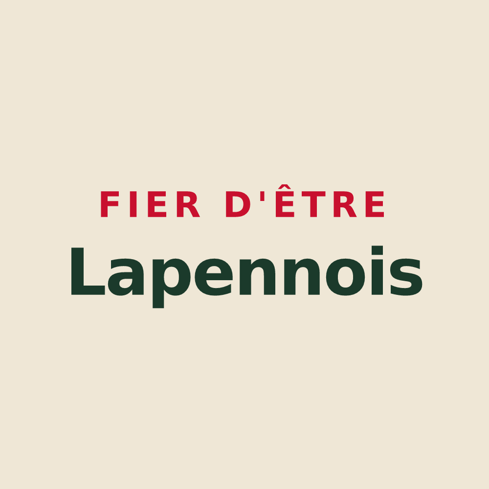 Tote bag « Fier d'être Lapennois » — design pour Lapenne
