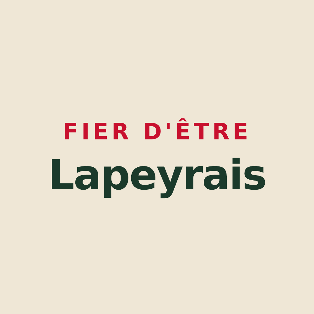Tote bag « Fier d'être Lapeyrais » — design pour Lapeyre