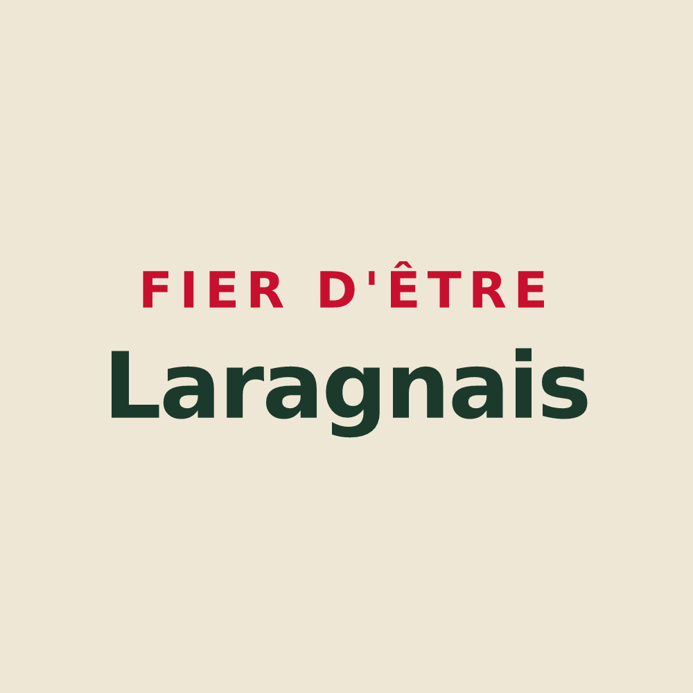 Tote bag « Fier d'être Laragnais » — design pour Laragne-Montéglin