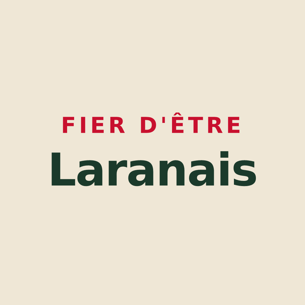 Tote bag « Fier d'être Laranais » — design pour Laran