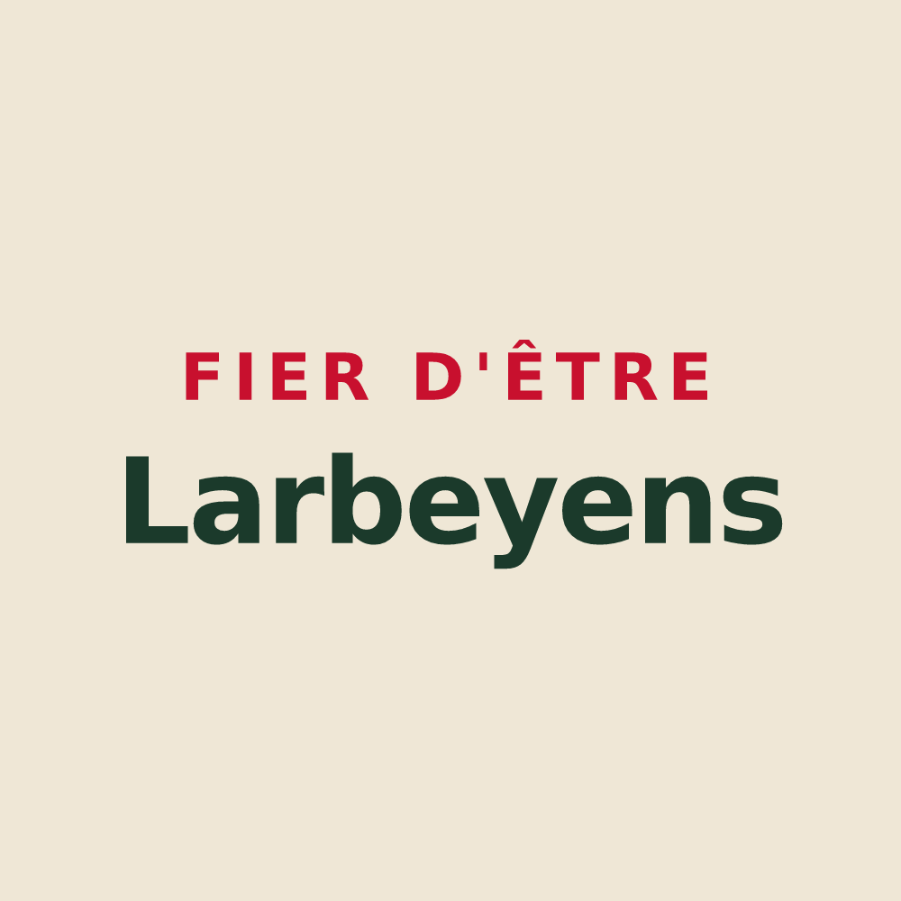 Tote bag « Fier d'être Larbeyens » — design pour Larbey