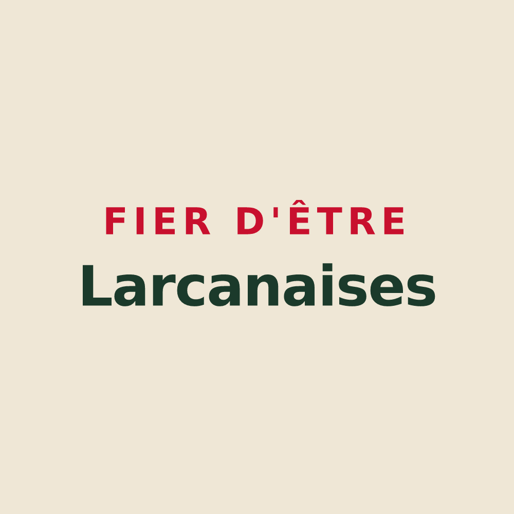 Tote bag « Fier d'être Larcanaises » — design pour Larcan