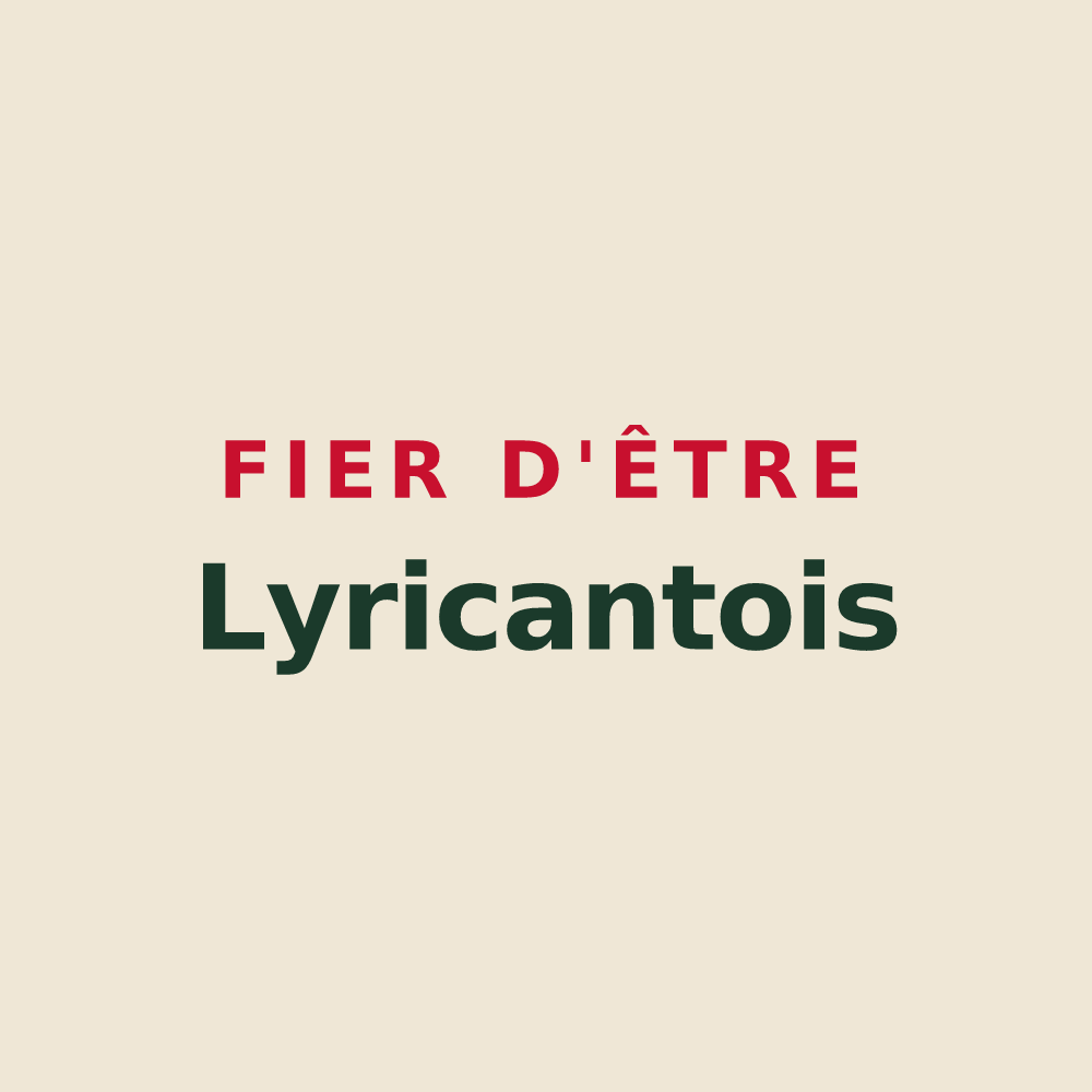Tote bag « Fier d'être Lyricantois » — design pour Larchant