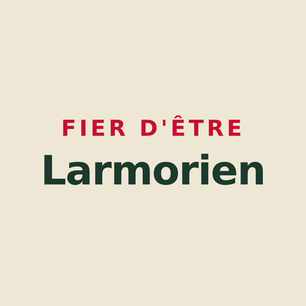 Tote bag « Fier d'être Larmorien » — design pour Larmor-Baden