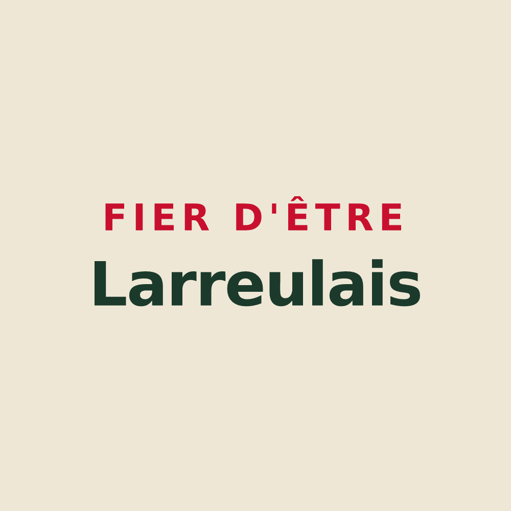 Tote bag « Fier d'être Larreulais » — design pour Larreule