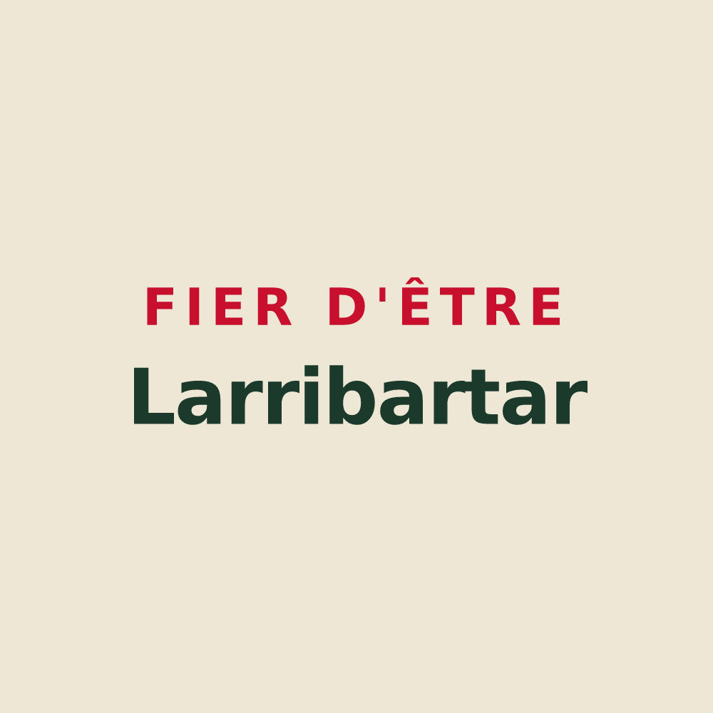 Tote bag « Fier d'être Larribartar » — design pour Larribar-Sorhapuru