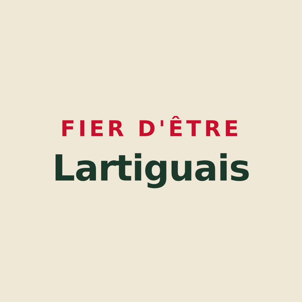 Tote bag « Fier d'être Lartiguais » — design pour Lartigue