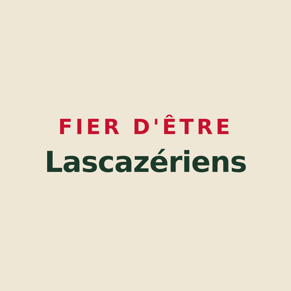 Tote bag « Fier d'être Lascazériens » — design pour Lascazères