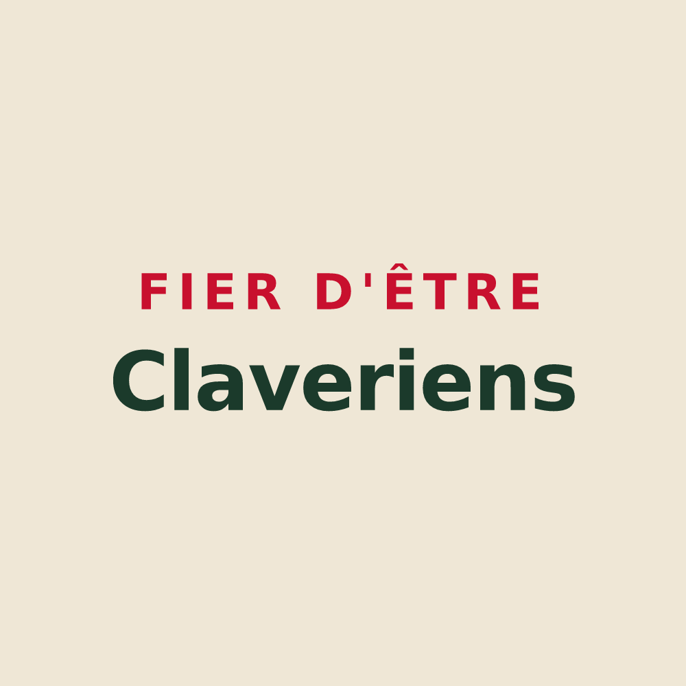 Tote bag « Fier d'être Claveriens » — design pour Lasclaveries