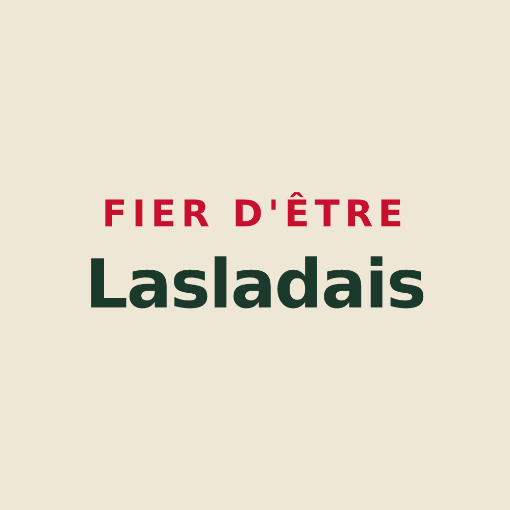 Tote bag « Fier d'être Lasladais » — design pour Laslades