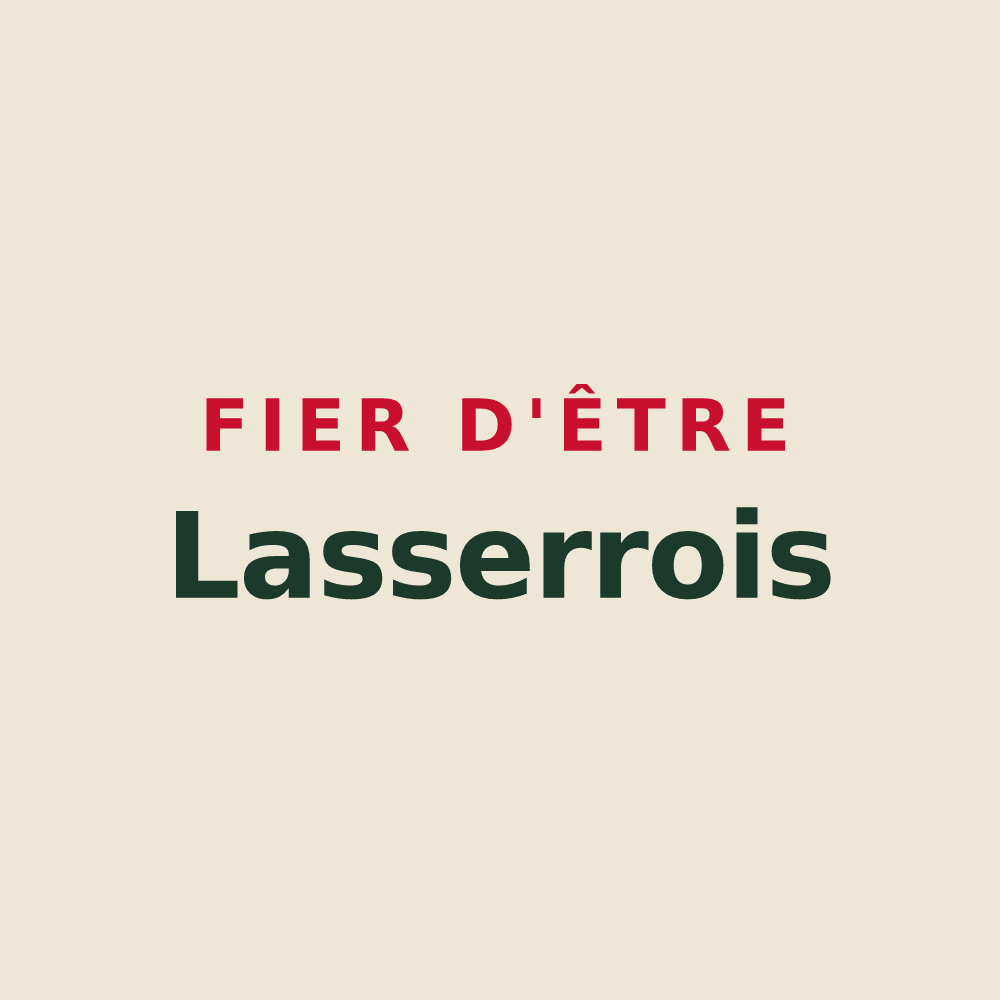 Tote bag « Fier d'être Lasserrois » — design pour Lasserre