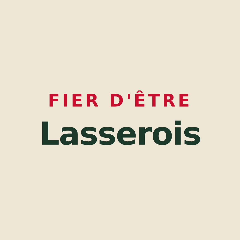 Tote bag « Fier d'être Lasserois » — design pour Lasserre
