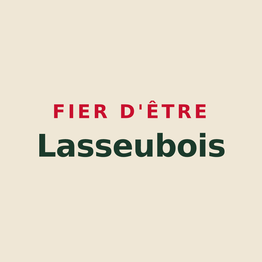 Tote bag « Fier d'être Lasseubois » — design pour Lasseube