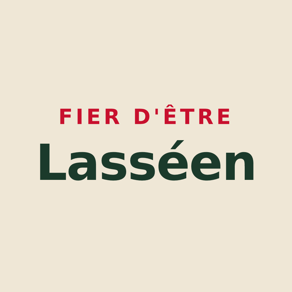 Tote bag « Fier d'être Lasséen » — design pour Lassy