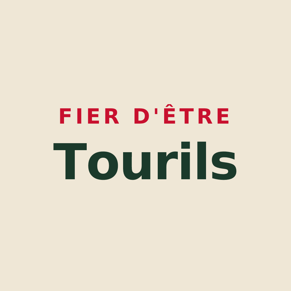 Tote bag « Fier d'être Tourils » — design pour Latour-de-France