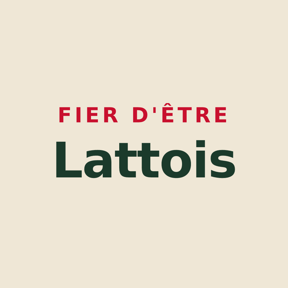 Tote bag « Fier d'être Lattois » — design pour Lattes