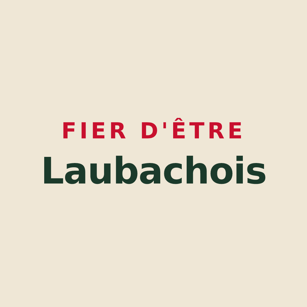 Tote bag « Fier d'être Laubachois » — design pour Laubach