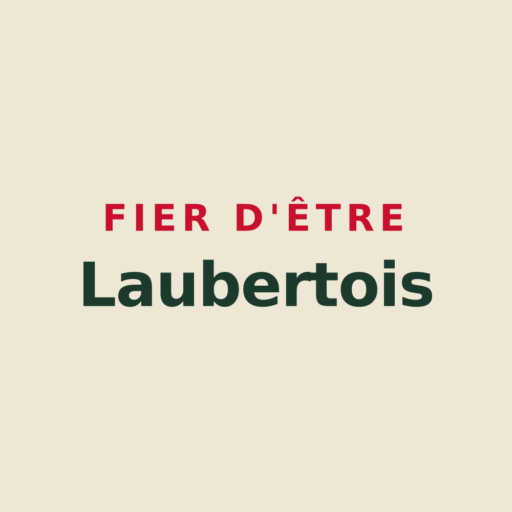 Tote bag « Fier d'être Laubertois » — design pour Laubert