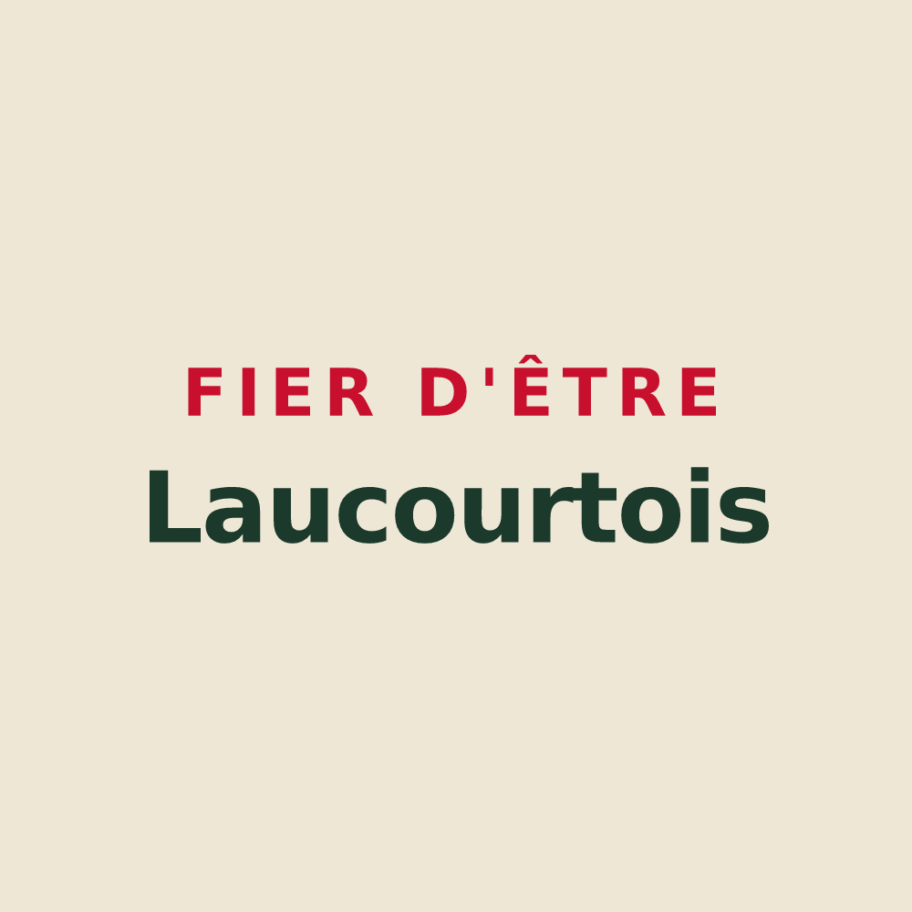Tote bag « Fier d'être Laucourtois » — design pour Laucourt